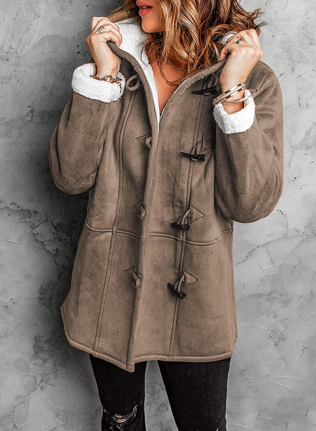 Women's Mid-length Windbreaker Coat Coat Warm Top
