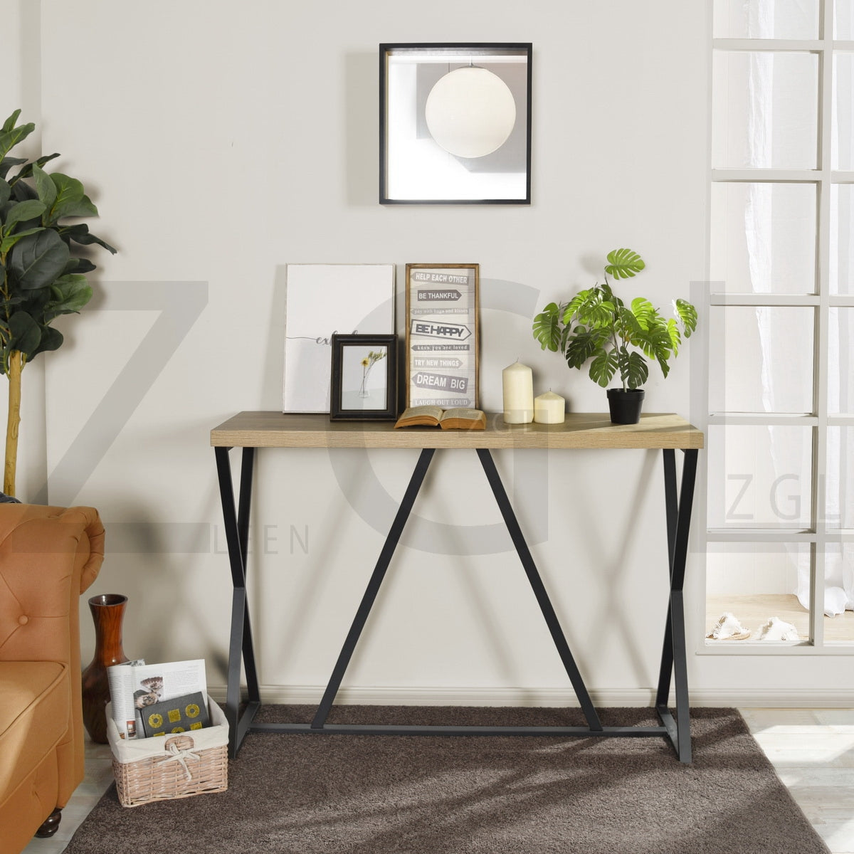 Hourglass Simple Side Table
