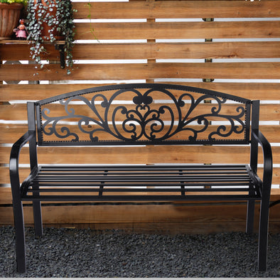 50.5x17.3x36.3in Garden Bench For Outdoor Yard Patio Furniture Chair
