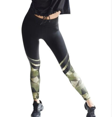 Fitness Legging Camouflage Stripe Bodybuilding Leggings Sportswear - Bestgoodshop