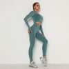 Pleated seamless yoga clothing suit - Bestgoodshop