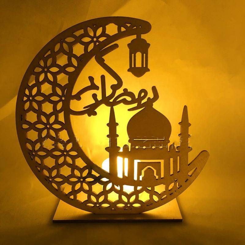 Wooden Muslim Islam Palace Decoration Ornaments - Bestgoodshop