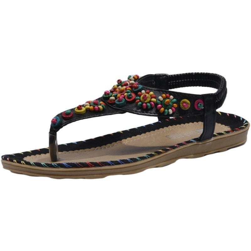 Sandals Women's Beaded Beach Shoes