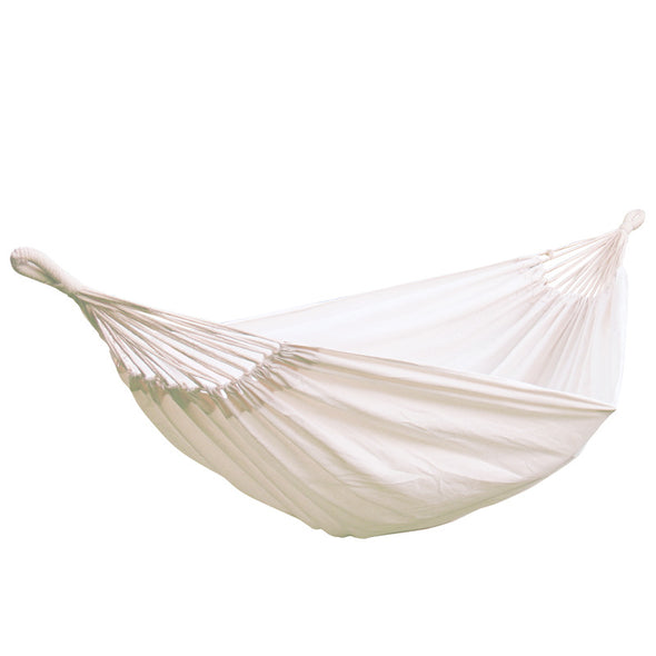 Double Hammock Rollover Prevention Camping Canvas Hanging Swing Bed