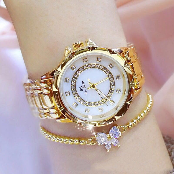 Linked watch full diamond female watch