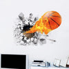 3D basketball flat wall sticker - Bestgoodshop