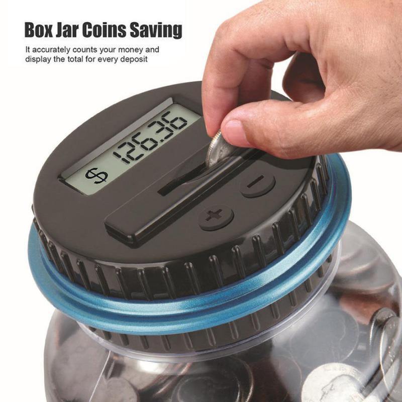 Electronic Digital Counting Coin Money Saving Box - Bestgoodshop
