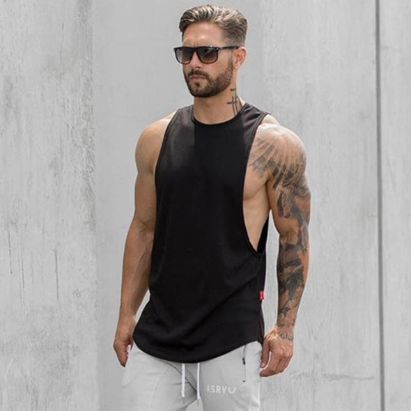 Mens Gyms Fitness Bodybuilding Tank Top