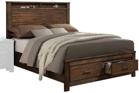Merrilee Queen Bed in Oak 21680Q