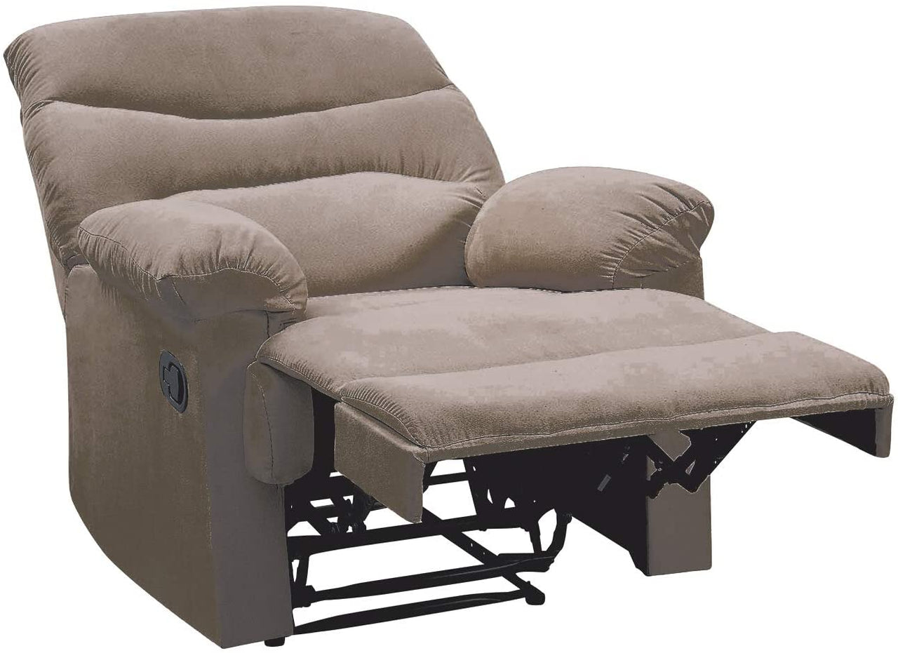 Arcadia Recliner (Motion) in Light Brown Woven Fabric 00703