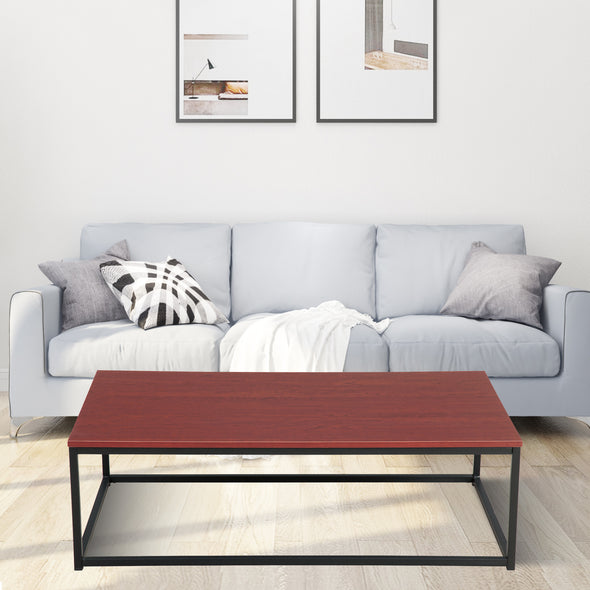 COFFEE TABLE(RED BROWN)（rectangular） +for kitchen, restaurant, bedroom, living room and many other occasions