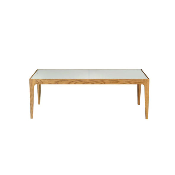Gwynn Coffee Table in Natural & Frosted Glass 84665