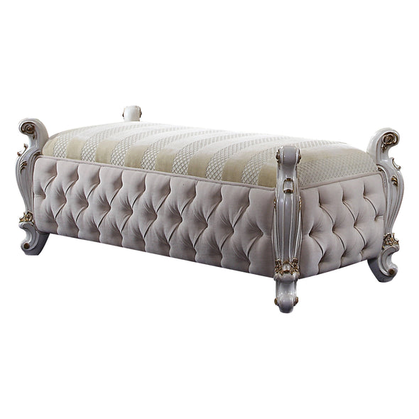 Picardy Bench, Fabric & Antique Pearl 27886