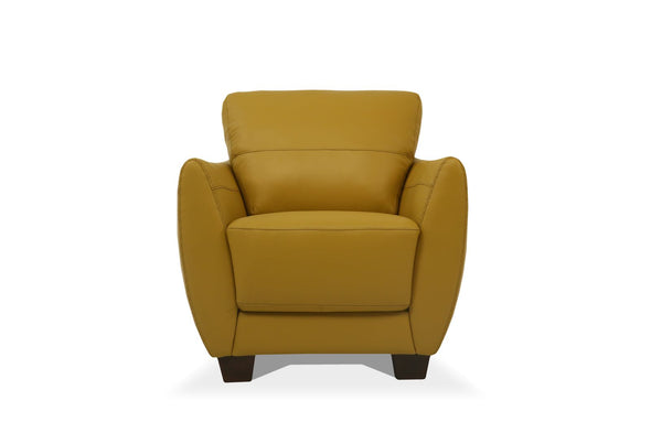 Valeria Chair, Mustard Leather 54947