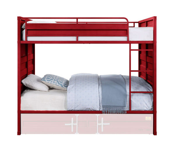 Cargo Bunk Bed (Full/Full), Red (1Set/2Ctn) 37915