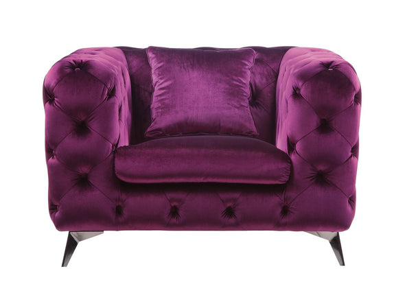 Atronia Chair, Purple Fabric 54907