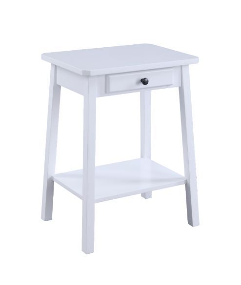 Kaife Accent Table, White Finish 97859