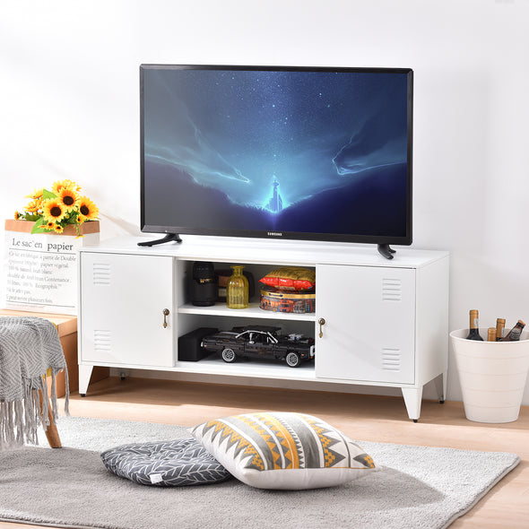TV cabinet Metal TV stand for living room entertainment center  for TVs Up to 55&