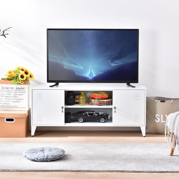 TV cabinet Metal TV stand for living room entertainment center  for TVs Up to 55&