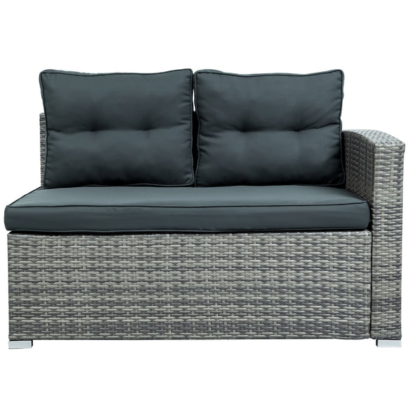 Outdoor Furniture Sofa Set with Large Storage Box