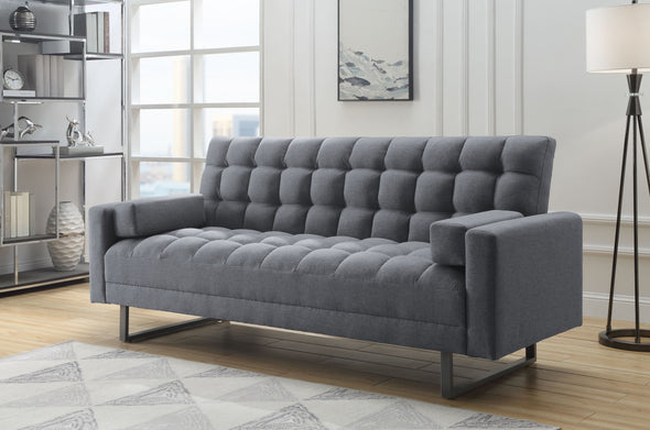Limosa Adjustable Sofa, Gray Fabric 58260