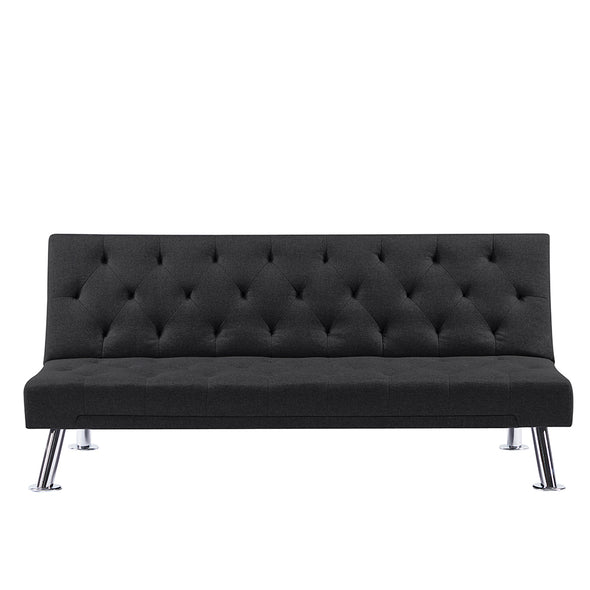 Futon Sofa Bed , Folding  Sofa Couch Bed , Upholstered Convertible Sleeper for Living Room