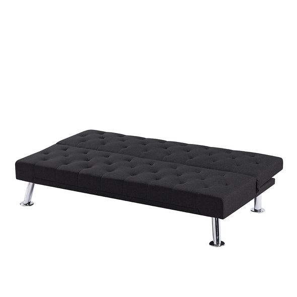 Futon Sofa Bed , Folding  Sofa Couch Bed , Upholstered Convertible Sleeper for Living Room