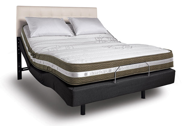 S86 InMotion Silver Power Twin XL Bed Frame,Base 39x80x6