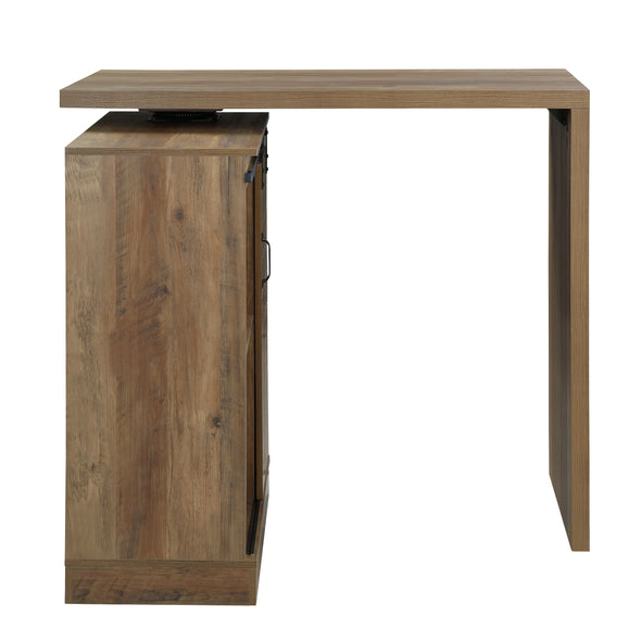 Quillon Bar Table, Rustic Oak Finish DN00153