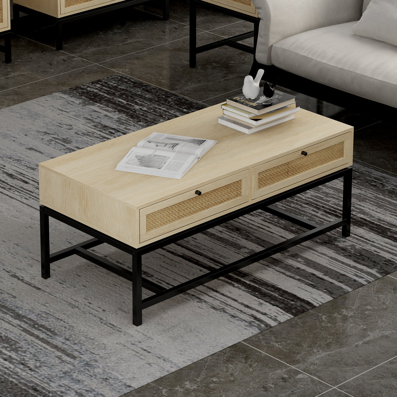 Allen 2 Drawer coffee table