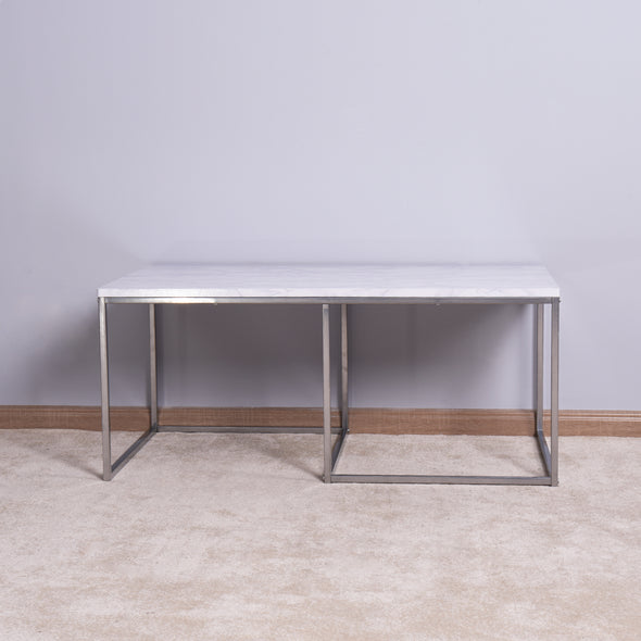 Living room coffee table with MDF top, Metal Legs