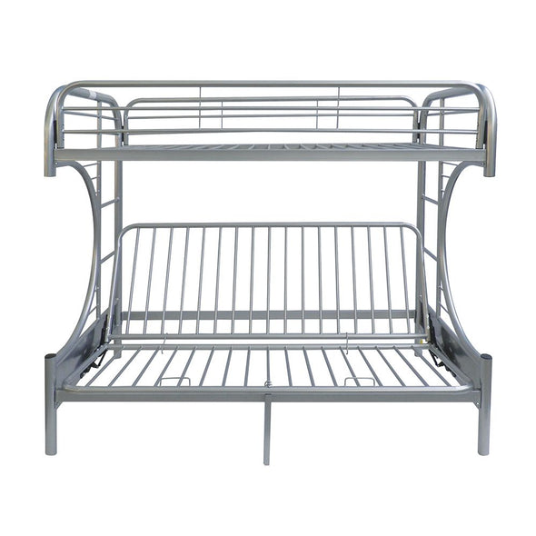 Eclipse Bunk Bed (Twin XL/Queen/Futon) in Silver 02093SI