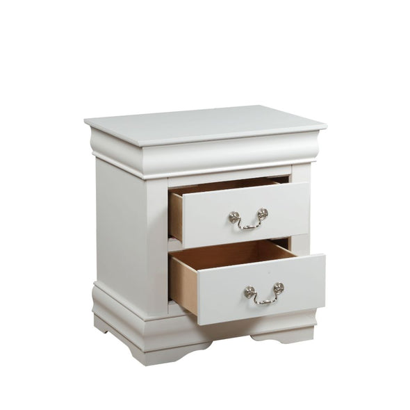Louis Philippe Nightstand in White 23833
