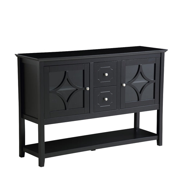 52 Inch Wood TV Stand Console