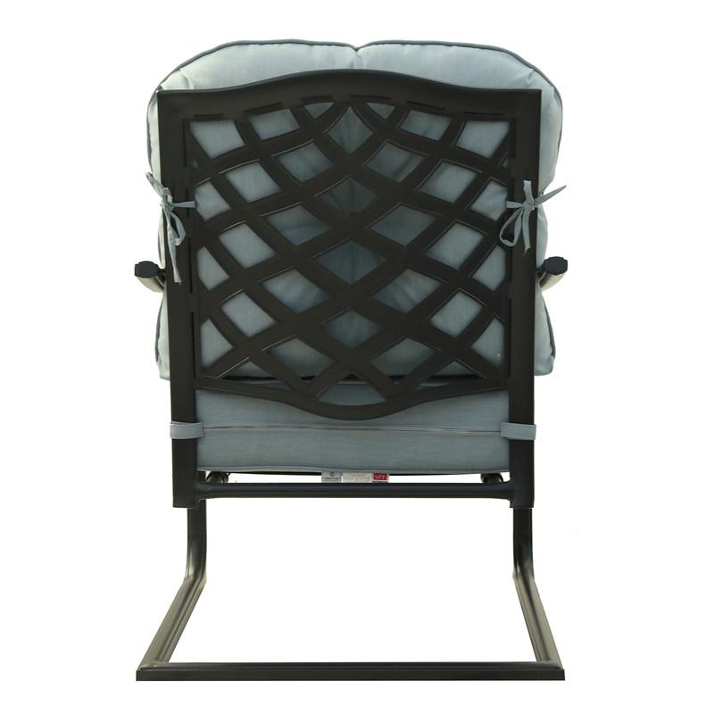 Aluminum C Spring Chair, Set of 2