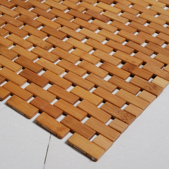 Bamboo Non-Slip Bath Mat for Bathroom outdoor garden mat