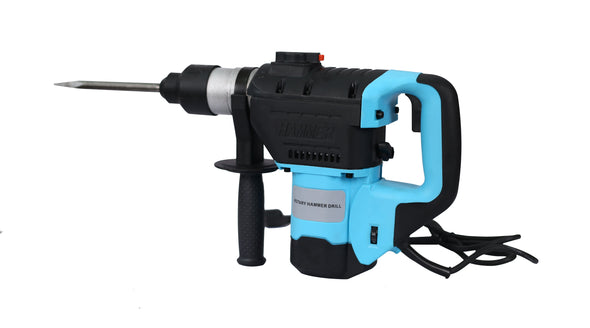 Rotary Hammer 1100W(Blue + Black) 1-1/2   SDS Plus Rotary Hammer Drill 3 Functions