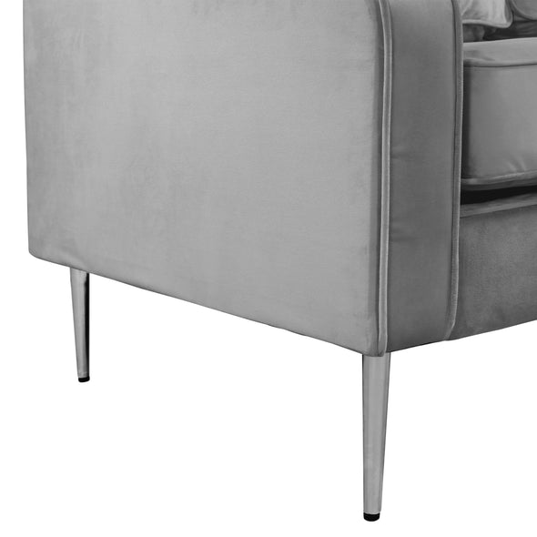 Orisfur. Modern Style Loveseat Velvet Upholstered Couch Furniture for Home or Office (2-Seat)