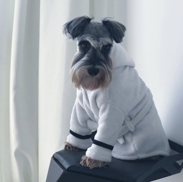 Pet clothes bathrobe robe pajamas