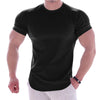 Tight-fitting short-sleeved sports T-shirt - Bestgoodshop