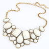 Metallic luxury fashion bright geometric polygon temperament short necklace - Bestgoodshop