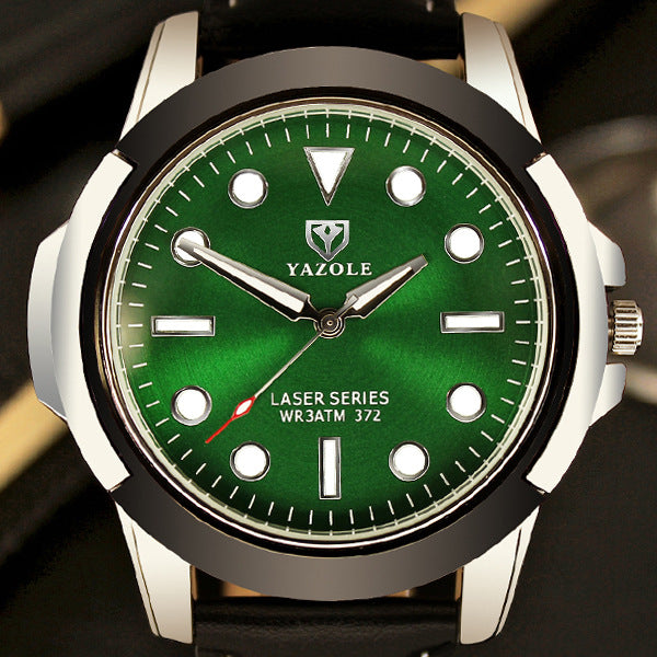 Men's quartz watches, non mechanical men's sports watches, luminous