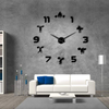 Wall clock living room bedroom creative 3D stereo mute home decoration wall clock - Bestgoodshop