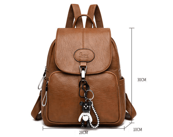 Backpack Soft Leather Anti-theft Travel Backpack - Bestgoodshop