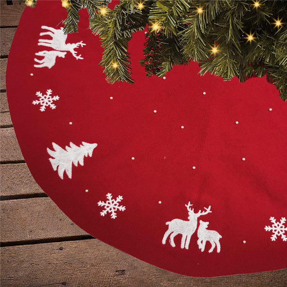 Christmas Tree Skirt Floor Mat Decoration Home Decoration New Year Gift