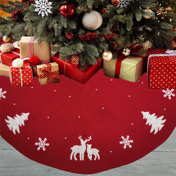 Christmas Tree Skirt Floor Mat Decoration Home Decoration New Year Gift