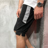 Sportswear Fitness Pant, Side color matching split five pants - Bestgoodshop