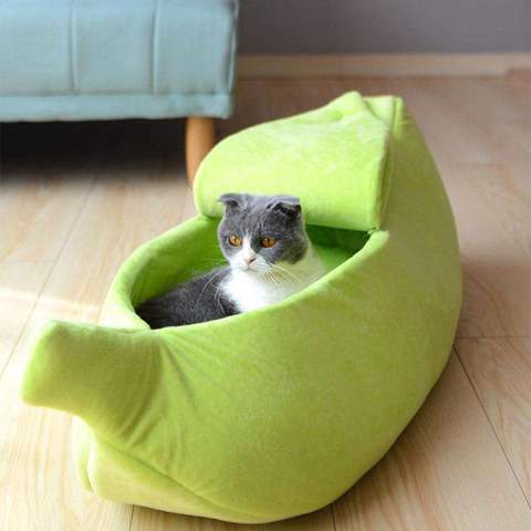 Pet House Dog Or Cat Bed Banana Shape Dog Or Cat House Cute  Sofas Sleeping Bed - Bestgoodshop
