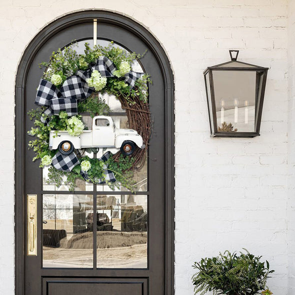Christmas Wreath Venue Props Front Door Decorations