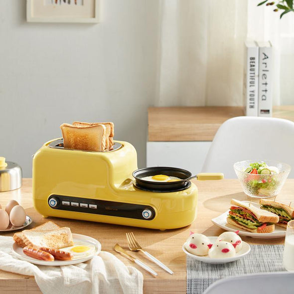 Multifunctional Automatic Breakfast Toaster Fried  Steamed Egg Machine - Bestgoodshop